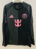 Inter Miami  Away Long Sleeve Fans 1:1 Quality Soccer Jersey 25/26