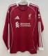 Liverpool Home Long Sleeve Fans 1:1 Quality Soccer Jersey 25/26