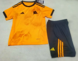 Roma Away Kids 1:1 Quality Soccer Jersey 25/26