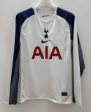 Tottenham Home Long Sleeve Fans 1:1 Quality Soccer Jersey 25/26