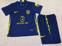 Atlético de Madrid Away Kids 1:1 Quality Soccer Jersey 25/26