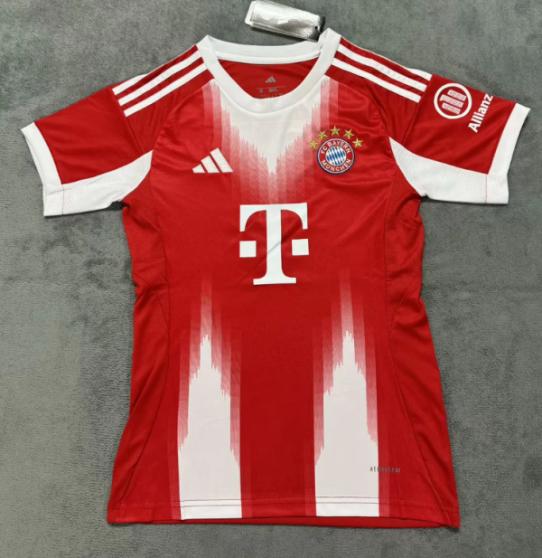 Bayern Munich Home Women Fans 1:1 Quality Soccer Jersey 25/26