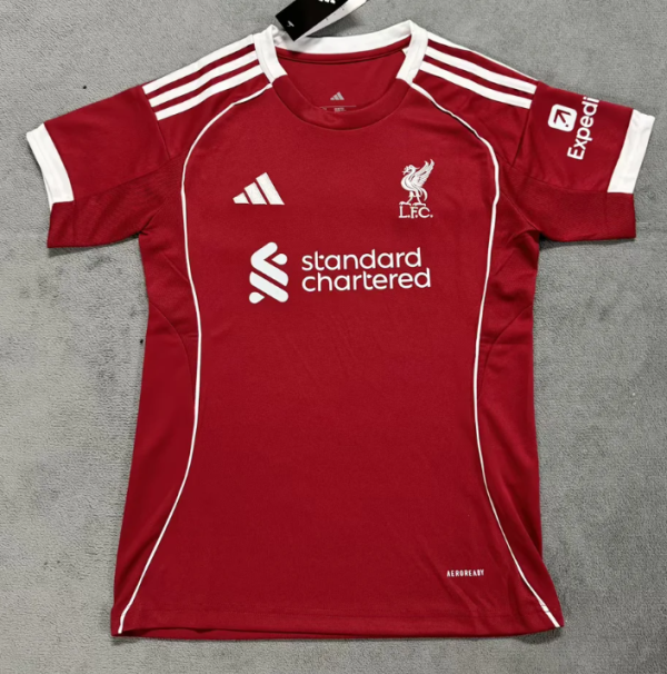 Liverpool Home Women Fans 1:1 Quality Soccer Jersey 25/26