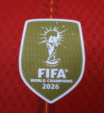 Spain Home 2 Star Long Sleeve Player  1:1 Quality Soccer Jersey 26/27（2026）