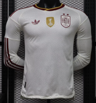 Spain Away 2 Star Long Sleeve Player  1:1 Quality Soccer Jersey 26/27（2026）