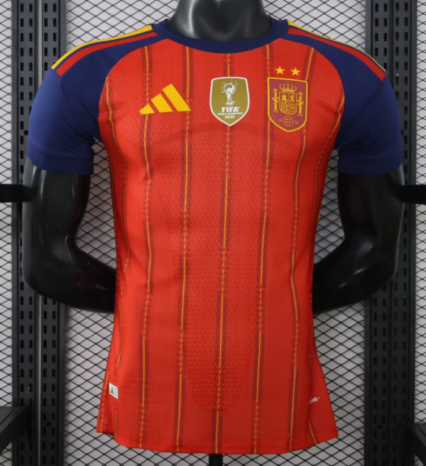 Spain Home 2 Star Player 1:1 Quality Soccer Jersey 26/27（2026）