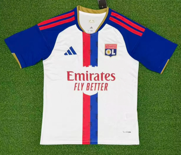 Lyonnais Home Fans 1:1 Quality Soccer Jersey 26/27