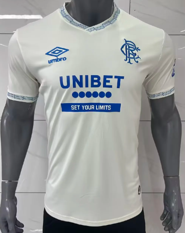 Rangers Away Fans 1:1 Quality Soccer Jersey 26/27