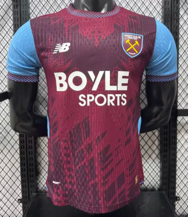 West Ham United Home Player 1:1 Quality Soccer Jersey 26/27