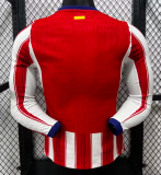 Atlético de Madrid Home Long Sleeve Player 1:1 Quality Soccer Jersey 26/27