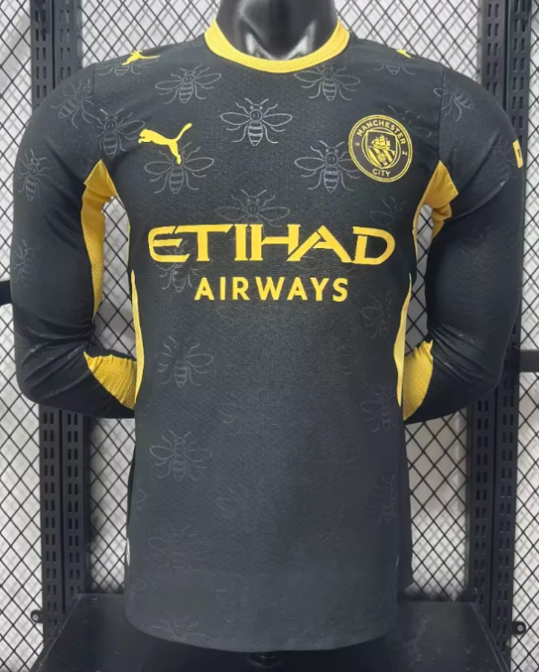 Manchester City Away Long Sleeve Player 1:1 Quality Soccer Jersey 26/27