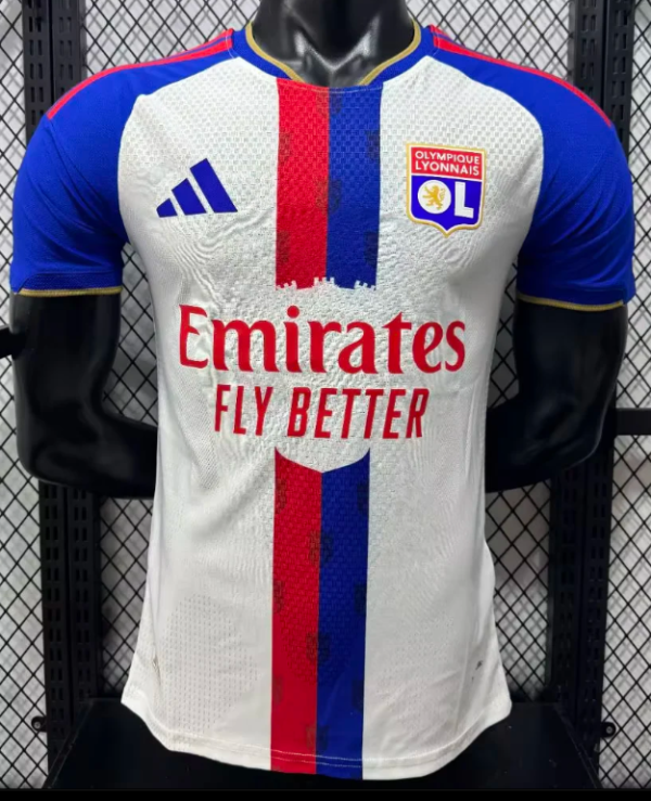 Lyonnais Home Player 1:1 Quality Soccer Jersey 26/27