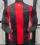 AC Milan Home Long Sleeve Player 1:1 Quality Soccer Jersey 26/27