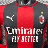 AC Milan Home Long Sleeve Player 1:1 Quality Soccer Jersey 26/27