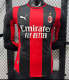 AC Milan Home Long Sleeve Player 1:1 Quality Soccer Jersey 26/27