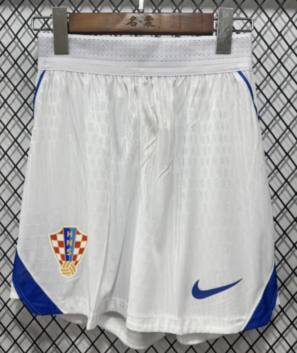 Croatia Home Player 1:1 Quality Soccer Shorts 26/27(2026)