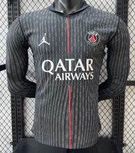 PSG Fourth Away Long Sleeve Player 1:1 Quality Soccer Jersey 25/26