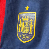Spain Home Player 1:1 Quality Soccer Shorts 26/27（2026）