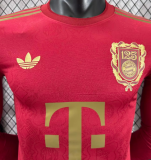 Bayern Munich 125th Anniversary Edition Long Sleeve Player 1:1 Quality Soccer Jersey （2025）
