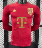 Bayern Munich 125th Anniversary Edition Long Sleeve Player 1:1 Quality Soccer Jersey （2025）