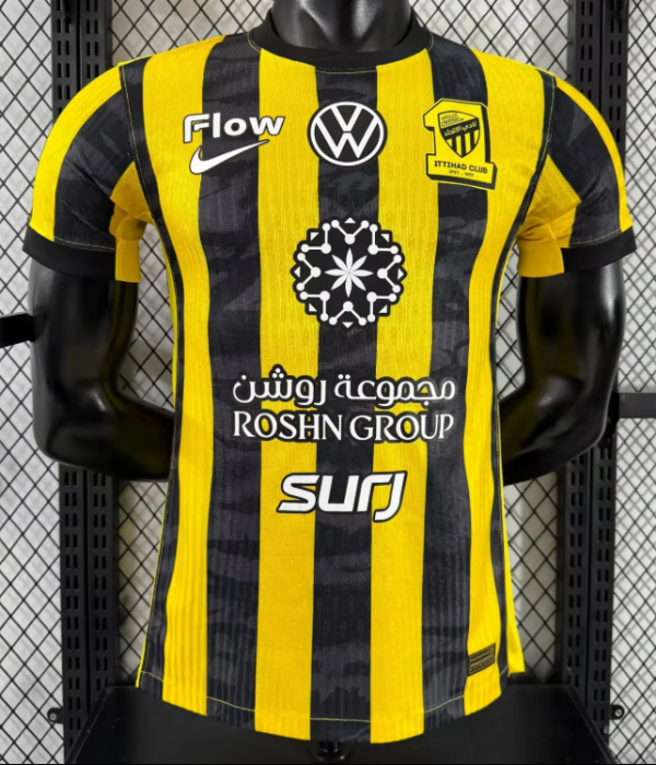 Al Ittihad Home Player 1:1 Quality Soccer Jersey 25/26