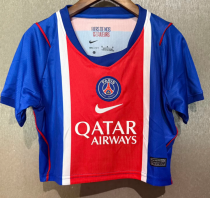 PSG Home Women Crop Fans 1:1 Quality Soccer Jersey 26/27