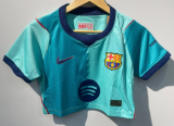 Barcelona Third Away Women Crop Fans 1:1 Quality Soccer Jersey 26/27
