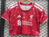 Liverpool  Home Women Crop Fans 1:1 Quality Soccer Jersey 26/27