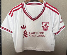 Liverpool  Away Women Crop Fans 1:1 Quality Soccer Jersey 26/27