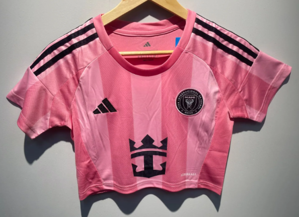 Inter Miami Home Women Crop Fans 1:1 Quality Soccer Jersey 25/26