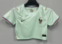 France  Away Women Crop  Fans 1:1 Quality Soccer Jersey 26/27（2026）