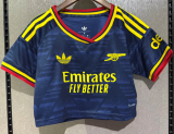Arsenal Away Women Crop Fans 1:1 Quality Soccer Jersey 26/27