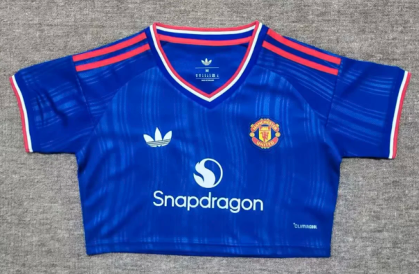 Manchester United Away Women Crop Fans 1:1 Quality Soccer Jersey 26/27