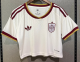 Spain Away Women Crop Fans 1:1 Quality Soccer Jersey 26/27（2026）