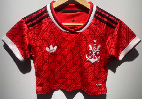 Flamengo Third Away Women Crop Fans 1:1 Quality Soccer Jersey 26/27