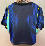 Brazil  Away Women Crop Fans 1:1 Quality Soccer Jersey 26/27（2026）