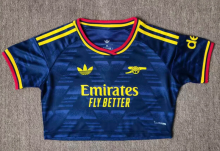 Arsenal Away Women Crop Fans 1:1 Quality Soccer Jersey 26/27