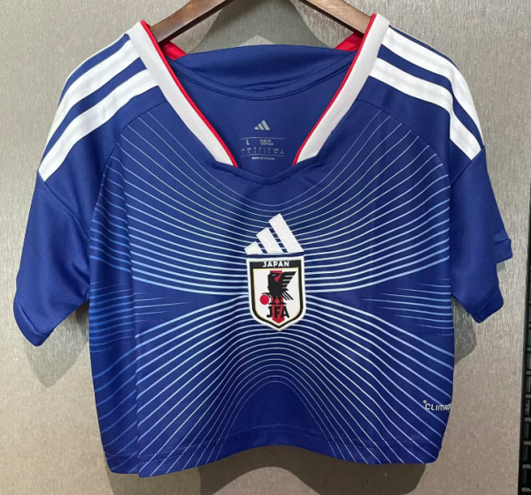 Japan Home Women Crop Fans 1:1 Quality Soccer Jersey 26/27（2026）