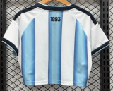Argentina Home Women Crop Fans 1:1 Quality Soccer Jersey 26/27（2026）