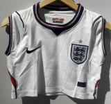 England Home Women Crop Tank Fans 1:1 Quality Soccer Jersey 26/27（2026）