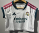 Real Madrid Home Women Crop Tank Fans 1:1 Quality Soccer Jersey 26/27