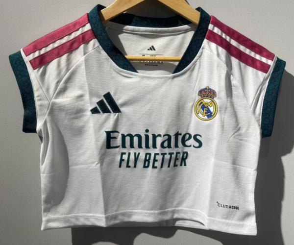 Real Madrid Home Women Crop Tank Fans 1:1 Quality Soccer Jersey 26/27