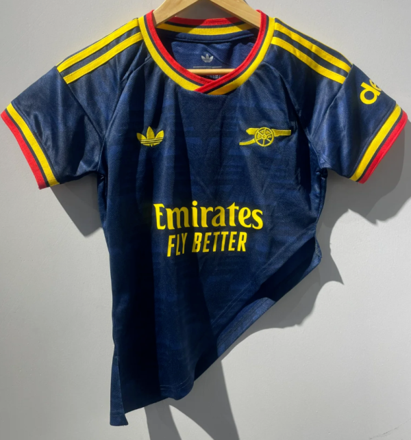 Arsenal Away Women Left Diagonal Fans 1:1 Quality Soccer Jersey 26/27