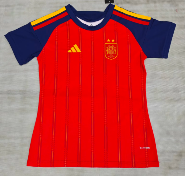 Spain Home 2 Star Women Fans 1:1 Quality Soccer Jersey 26/27(2026)