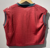 Portugal Home Women Crop Tank Fans 1:1 Quality Soccer Jersey 26/27（2026）