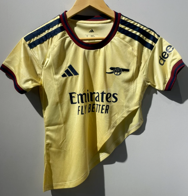 Arsenal Third Away Women Left Diagonal Fans 1:1 Quality Soccer Jersey 26/27