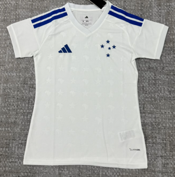 Cruzeiro Away Women Fans 1:1 Quality Soccer Jersey 26/27