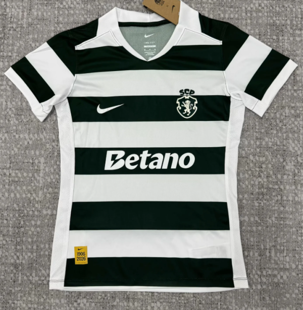 Sporting Lisbon Home Women Fans 1:1 Quality  Soccer Jersey 26/27