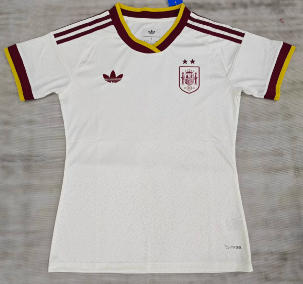 Spain Away 2 Star Women Fans 1:1 Quality Soccer Jersey 26/27(2026)