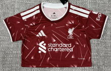 Liverpool  Home Women Crop Fans 1:1 Quality Soccer Jersey 26/27